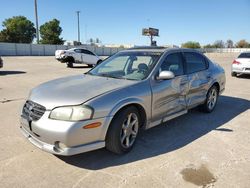 Salvage cars for sale at Oklahoma City, OK auction: 2001 Nissan Maxima GXE