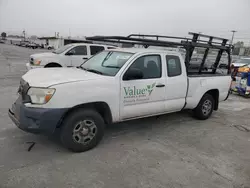 Salvage trucks for sale at Sun Valley, CA auction: 2015 Toyota Tacoma Access Cab