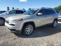 Flood-damaged cars for sale at auction: 2014 Jeep Cherokee Limited