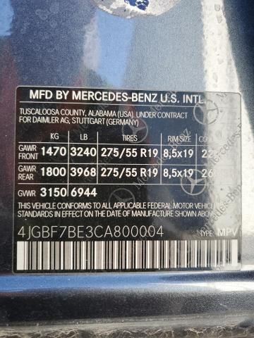 2012 Mercedes-Benz GL 450 4matic