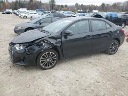 Salvage cars for sale at Candia, NH auction: 2016 Toyota Corolla L