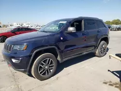 Salvage cars for sale at Grand Prairie, TX auction: 2018 Jeep Grand Cherokee Trailhawk