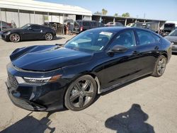 Salvage cars for sale at Fresno, CA auction: 2024 Honda Accord Hybrid SPORT-L