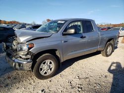 Salvage cars for sale at West Warren, MA auction: 2018 Toyota Tundra Double Cab SR