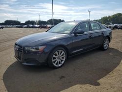 Salvage cars for sale at East Granby, CT auction: 2014 Audi A6 Premium Plus