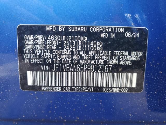 2024 Subaru WRX Limited