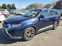 Salvage cars for sale at Moraine, OH auction: 2017 Mitsubishi Outlander GT