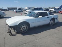 Salvage cars for sale at Grand Prairie, TX auction: 1992 Chevrolet Corvette