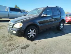 Salvage cars for sale at Vallejo, CA auction: 2003 Mercedes-Benz ML 350