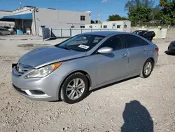 Salvage cars for sale from Copart Opa Locka, FL: 2011 Hyundai Sonata GLS