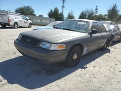 Salvage cars for sale from Copart Midway, FL: 2007 Ford Crown Victoria Police Interceptor