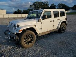 Salvage cars for sale at Gastonia, NC auction: 2023 Jeep Wrangler Sahara 4XE