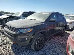 Jeep Compass Trailhawk salvage cars for sale: 2021 Jeep Compass Trailhawk