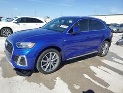 Salvage cars for sale at Haslet, TX auction: 2021 Audi Q5 E Premium Plus