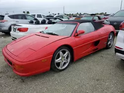 Ferrari f355 salvage cars for sale: 1999 Ferrari F355 F1 Spider