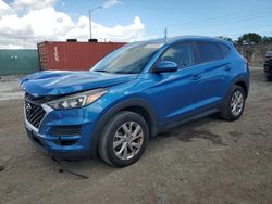 Salvage cars for sale from Copart Homestead, FL: 2019 Hyundai Tucson Limited