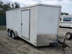 Salvage cars for sale from Copart West Palm Beach, FL: 2017 Covered Wagon 2016 Cove Cargo Trai