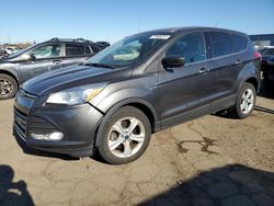 Salvage cars for sale at Woodhaven, MI auction: 2016 Ford Escape SE