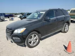 Vehiculos salvage en venta de Copart Houston, TX: 2015 Mercedes-Benz ML 350