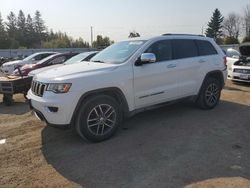 Salvage cars for sale at Bowmanville, ON auction: 2017 Jeep Grand Cherokee Limited