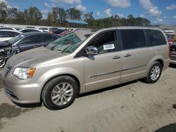 Chrysler salvage cars for sale: 2015 Chrysler Town & Country Limited Platinum