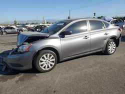 Salvage cars for sale at Colton, CA auction: 2015 Nissan Sentra S