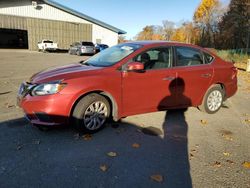 Salvage cars for sale from Copart East Granby, CT: 2016 Nissan Sentra S