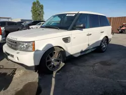 Land Rover salvage cars for sale: 2009 Land Rover Range Rover Sport HSE