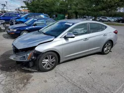 Salvage cars for sale at Lexington, KY auction: 2020 Hyundai Elantra SEL