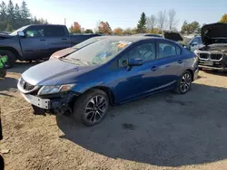 Honda salvage cars for sale: 2015 Honda Civic LX