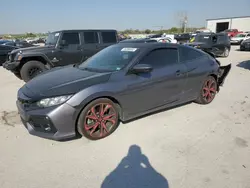 Salvage cars for sale at Kansas City, KS auction: 2019 Honda Civic SI