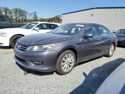 Salvage cars for sale at Spartanburg, SC auction: 2015 Honda Accord EXL