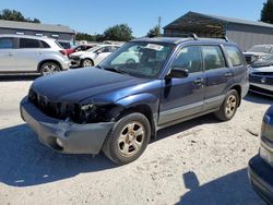 Subaru Forester 2.5x Vehiculos salvage en venta: 2005 Subaru Forester 2.5X