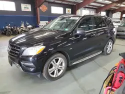 Salvage cars for sale at East Granby, CT auction: 2012 Mercedes-Benz ML 350 4matic