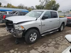 Salvage cars for sale at Wichita, KS auction: 2017 Dodge 2017 RAM 1500 SLT