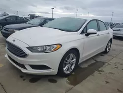 Flood-damaged cars for sale at auction: 2018 Ford Fusion SE