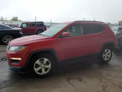 Jeep Compass salvage cars for sale: 2018 Jeep Compass Latitude