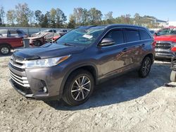 Salvage cars for sale at Spartanburg, SC auction: 2019 Toyota Highlander SE