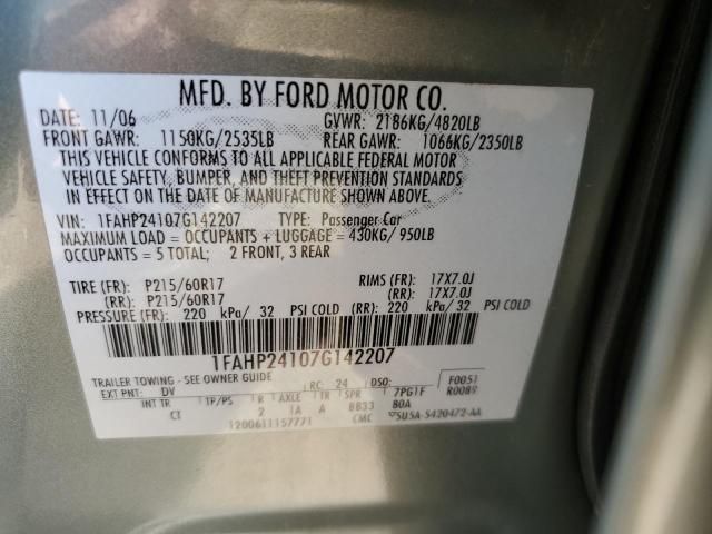 2007 Ford Five Hundred SEL