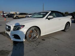 Salvage cars for sale at Grand Prairie, TX auction: 2018 Mercedes-Benz E 400