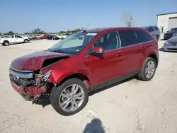 Salvage cars for sale at Kansas City, KS auction: 2014 Ford Edge Limited