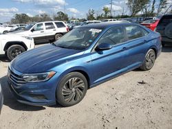 Salvage cars for sale at Riverview, FL auction: 2019 Volkswagen Jetta SEL Premium