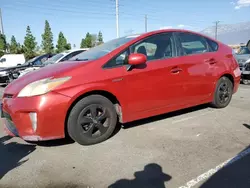 Salvage cars for sale at Rancho Cucamonga, CA auction: 2012 Toyota Prius