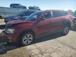 Salvage cars for sale at Dyer, IN auction: 2018 Volkswagen Atlas SE