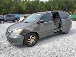 Salvage cars for sale at Gainesville, GA auction: 2007 Honda Odyssey EX