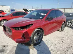 Salvage cars for sale at Haslet, TX auction: 2024 Ford Escape ST Line