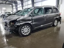 Toyota salvage cars for sale: 2017 Toyota Sienna XLE