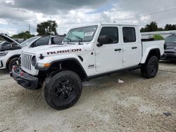 Salvage cars for sale at Arcadia, FL auction: 2020 Jeep Gladiator Rubicon