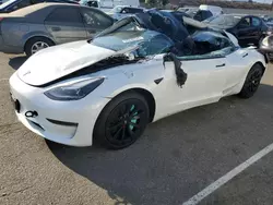 Salvage cars for sale at Rancho Cucamonga, CA auction: 2022 Tesla Model 3