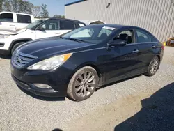 Salvage cars for sale at Spartanburg, SC auction: 2013 Hyundai Sonata SE